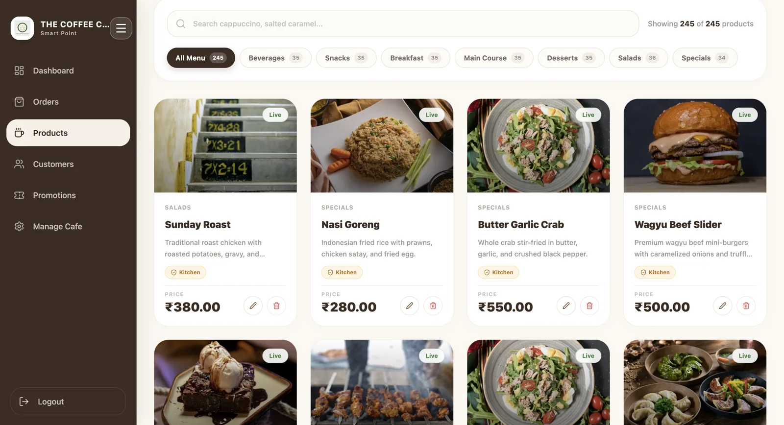 Cafe POS System — Point of Sale & Billing Management — Showcase Asset 15