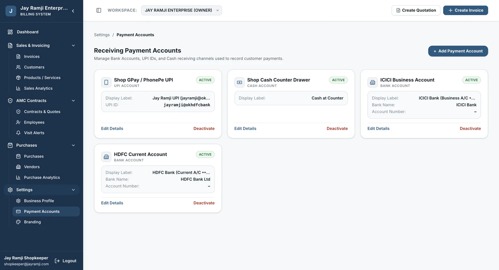 JaiRamji Enterprise — B2B Wholesale & Business Portal — Showcase Asset 16