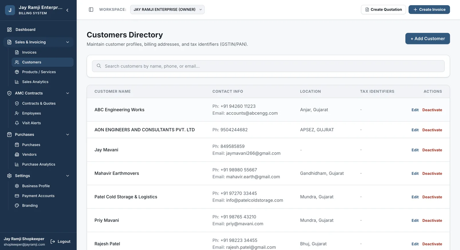 JaiRamji Enterprise — B2B Wholesale & Business Portal — Showcase Asset 5