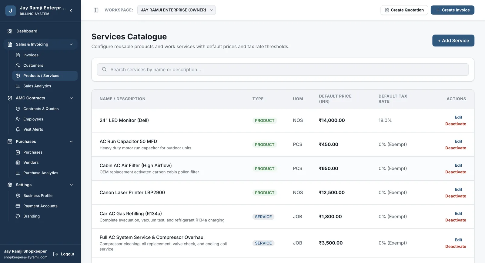 JaiRamji Enterprise — B2B Wholesale & Business Portal — Showcase Asset 6