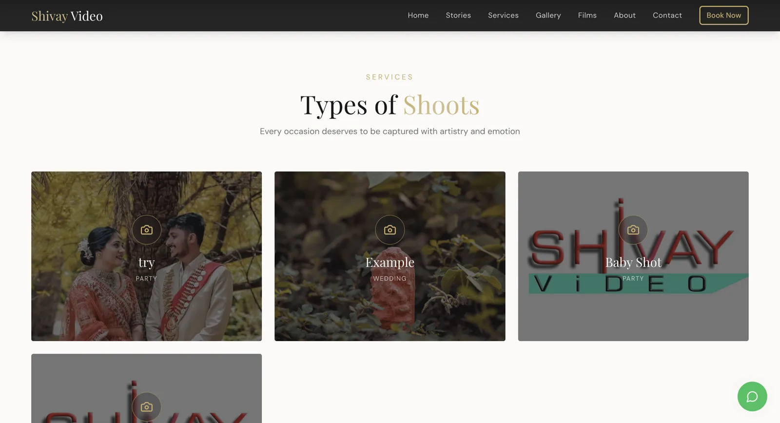 Shivay Studio — Creative Photography & Client Booking Platform — Showcase Asset 4